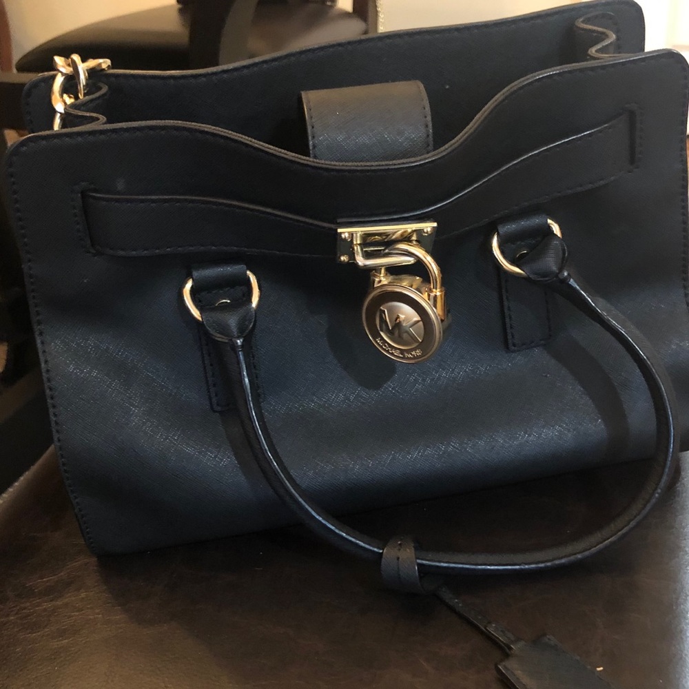 Michael Kors Hamilton Black Handbag